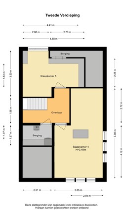 Floorplan - Buitenwatersloot 399, 2614 LD Delft